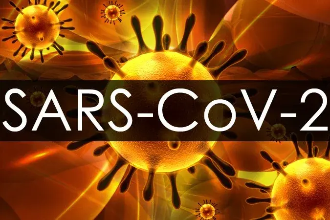 Illustration of the SARS-CoV-2 virus